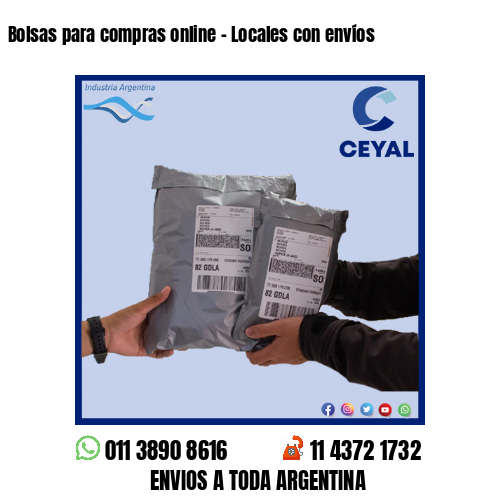 Bolsas para compras online - Locales con envíos