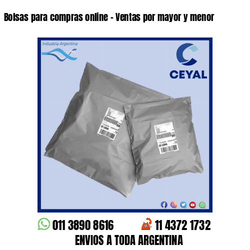 Bolsas para compras online - Ventas por mayor y menor