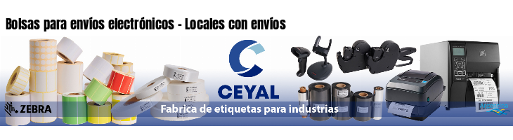 Bolsas para envíos electrónicos - Locales con envíos