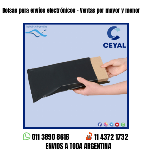 Bolsas para envíos electrónicos - Ventas por mayor y menor