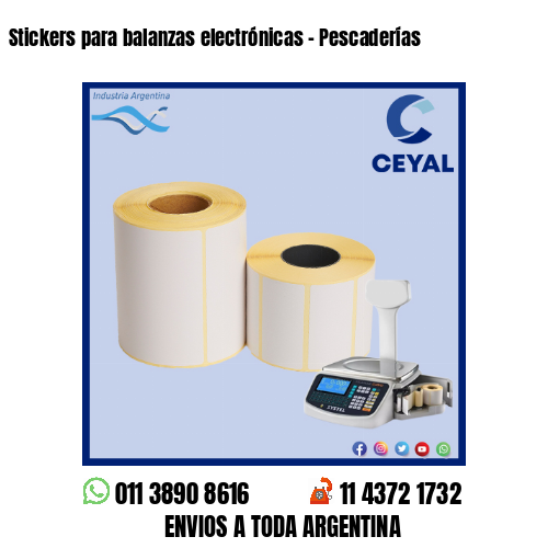 Stickers para balanzas electrónicas – Pescaderías