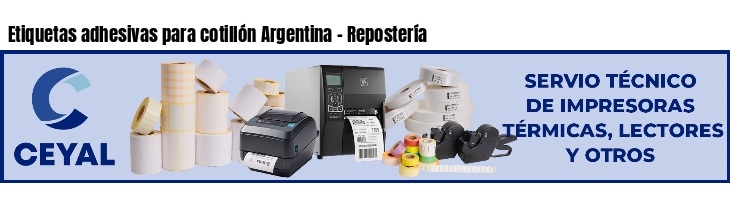 Etiquetas adhesivas para cotillón Argentina - Repostería