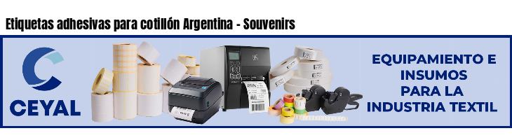 Etiquetas adhesivas para cotillón Argentina - Souvenirs