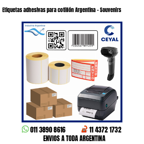 Etiquetas adhesivas para cotillón Argentina – Souvenirs