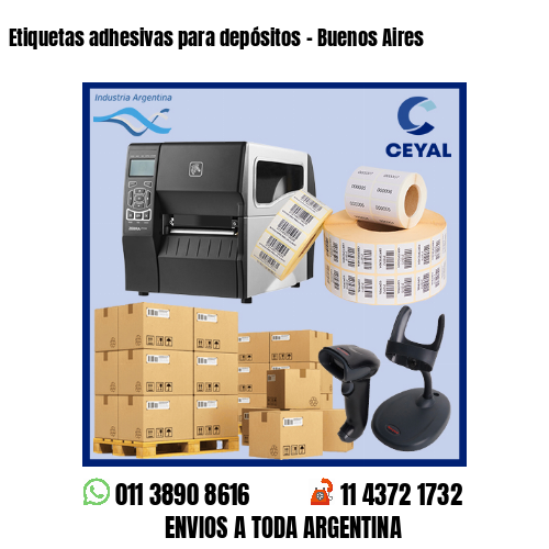 Etiquetas adhesivas para depósitos – Buenos Aires