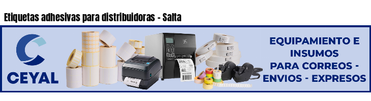 Etiquetas adhesivas para distribuidoras - Salta