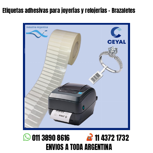 Etiquetas adhesivas para joyerías y relojerías – Brazaletes