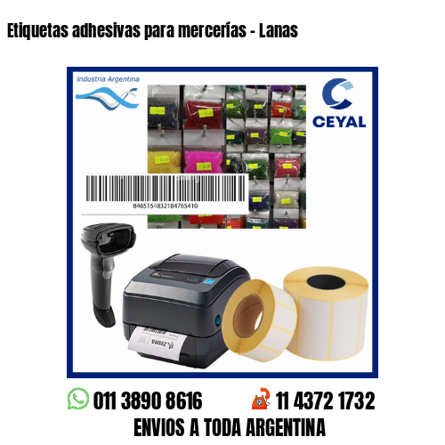 Etiquetas adhesivas para mercerías – Lanas