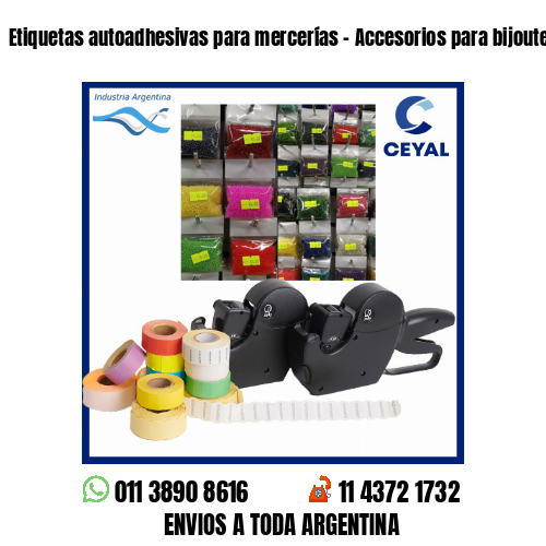 Etiquetas autoadhesivas para mercerías – Accesorios para bijouterie