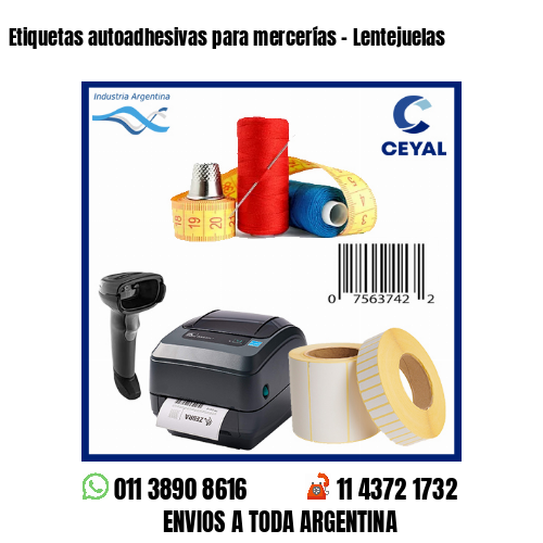 Etiquetas autoadhesivas para mercerías – Lentejuelas