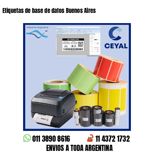 Etiquetas de base de datos Buenos Aires