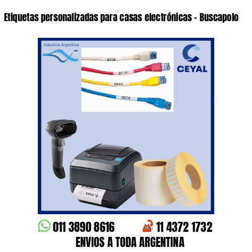 Etiquetas personalizadas para casas electrónicas – Buscapolo