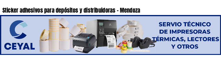 Sticker adhesivos para depósitos y distribuidoras - Mendoza