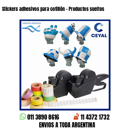 Stickers adhesivos para cotillón – Productos sueltos