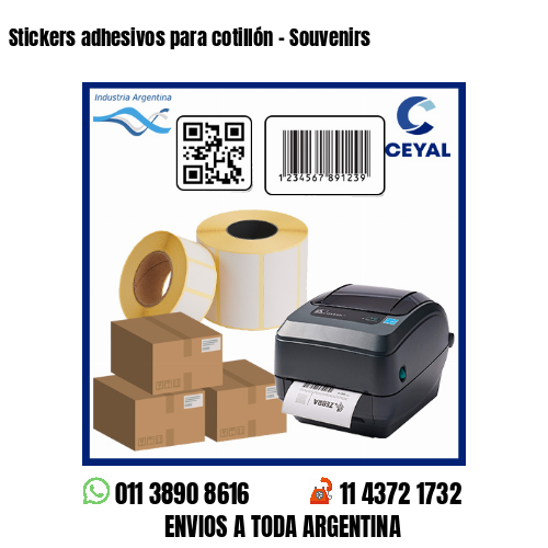 Stickers adhesivos para cotillón – Souvenirs