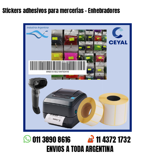 Stickers adhesivos para mercerías – Enhebradores