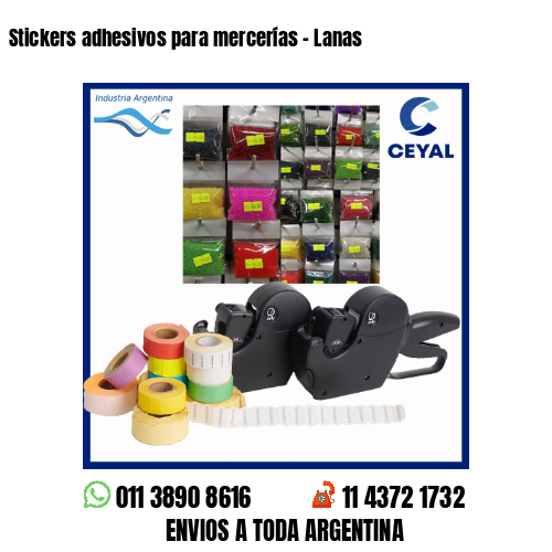 Stickers adhesivos para mercerías – Lanas