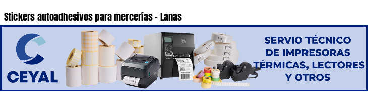 Stickers autoadhesivos para mercerías - Lanas