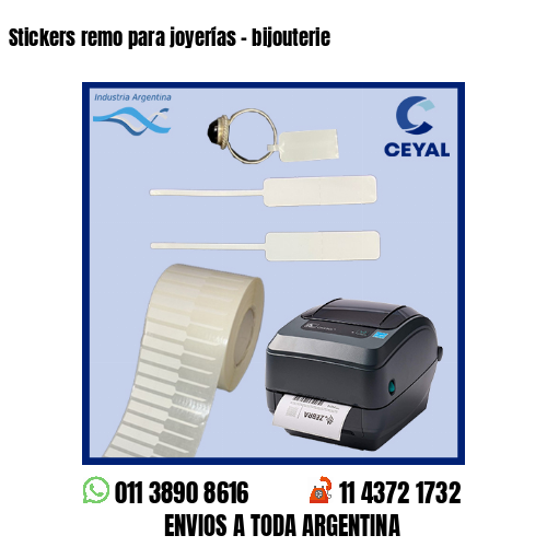 Stickers remo para joyerías – bijouterie