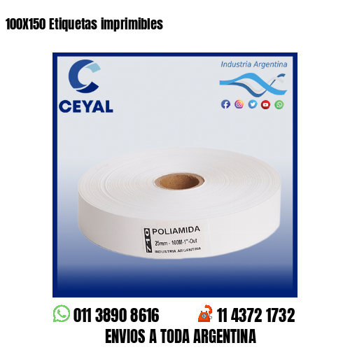 100X150 Etiquetas imprimibles