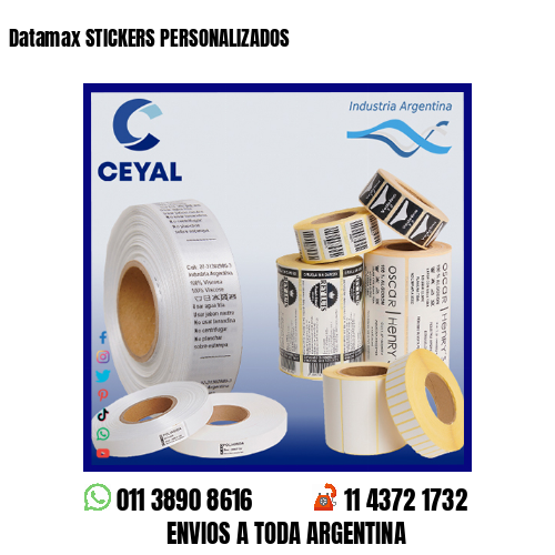 Datamax STICKERS PERSONALIZADOS