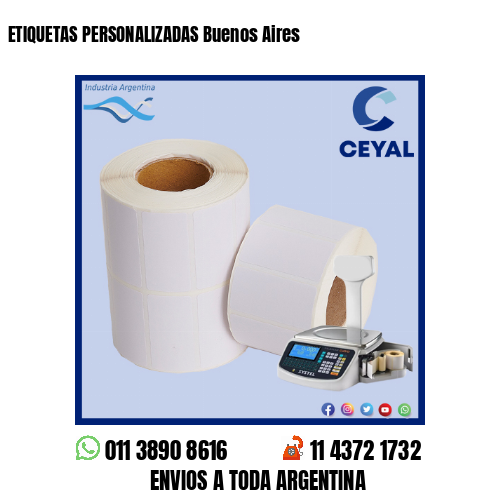 ETIQUETAS PERSONALIZADAS Buenos Aires