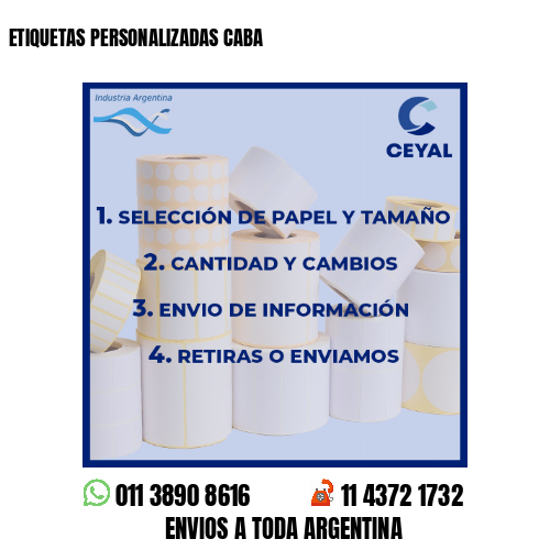 ETIQUETAS PERSONALIZADAS CABA