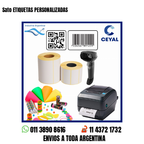 Sato ETIQUETAS PERSONALIZADAS