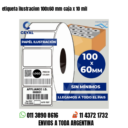 etiqueta ilustracion 100×60 mm caja x 10 mil