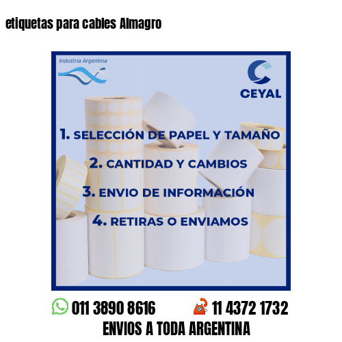 etiquetas para cables Almagro