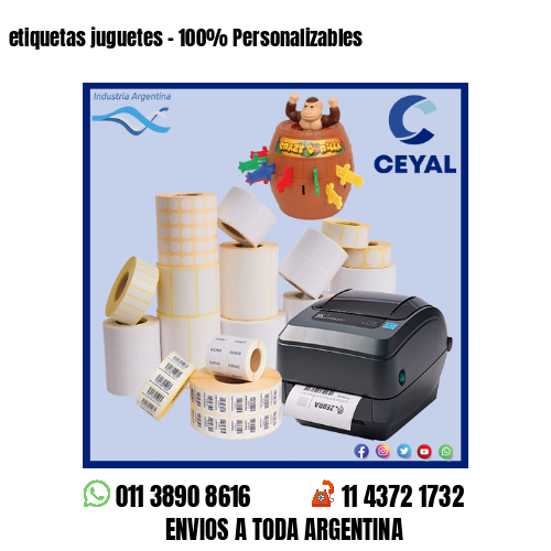 etiquetas juguetes – 100% Personalizables