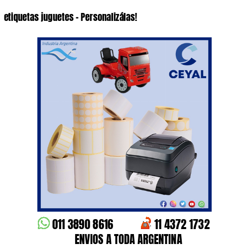 etiquetas juguetes – Personalizálas!