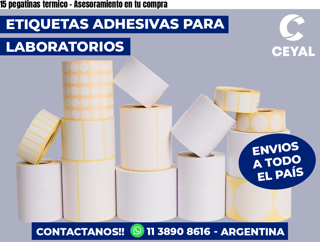 15 pegatinas termico - Asesoramiento en tu compra