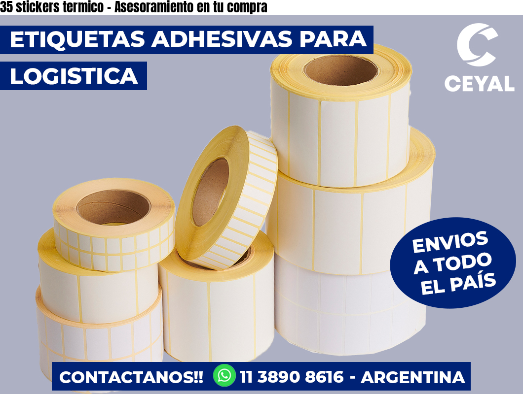 35 stickers termico - Asesoramiento en tu compra