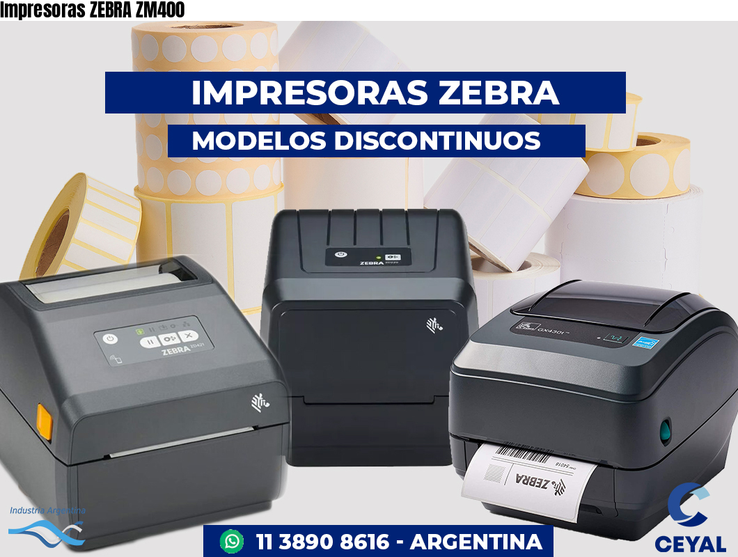 Impresoras ZEBRA ZM400