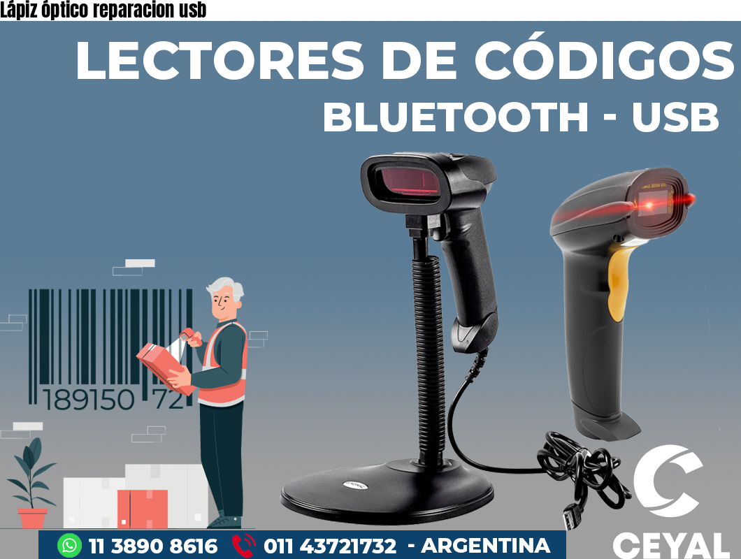 Lápiz óptico reparacion usb