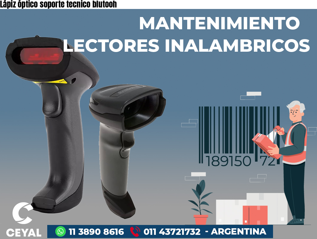 Lápiz óptico soporte tecnico blutooh