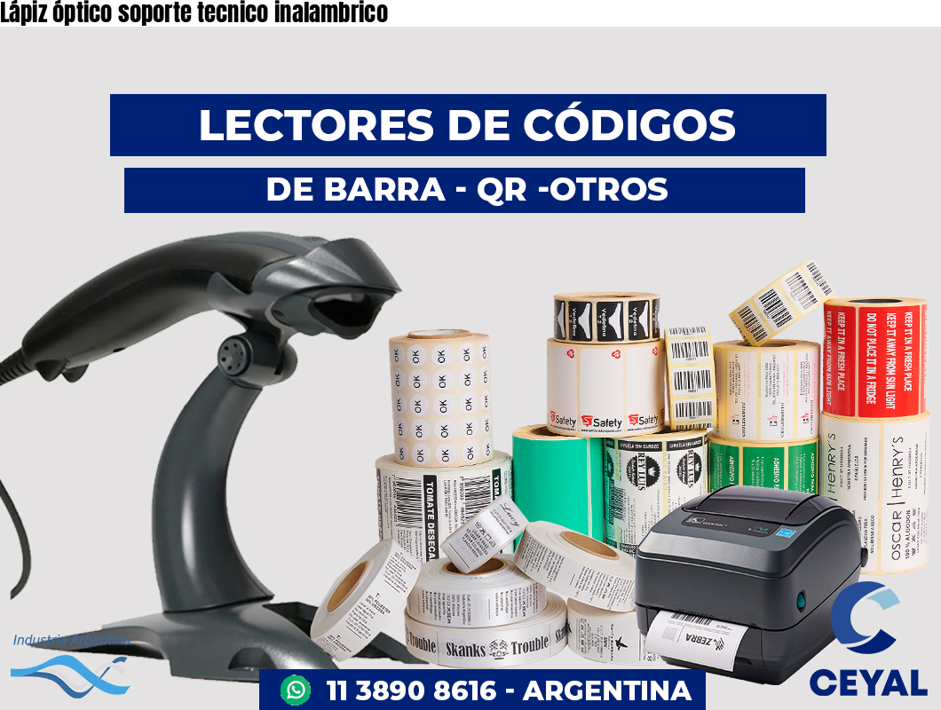 Lápiz óptico soporte tecnico inalambrico