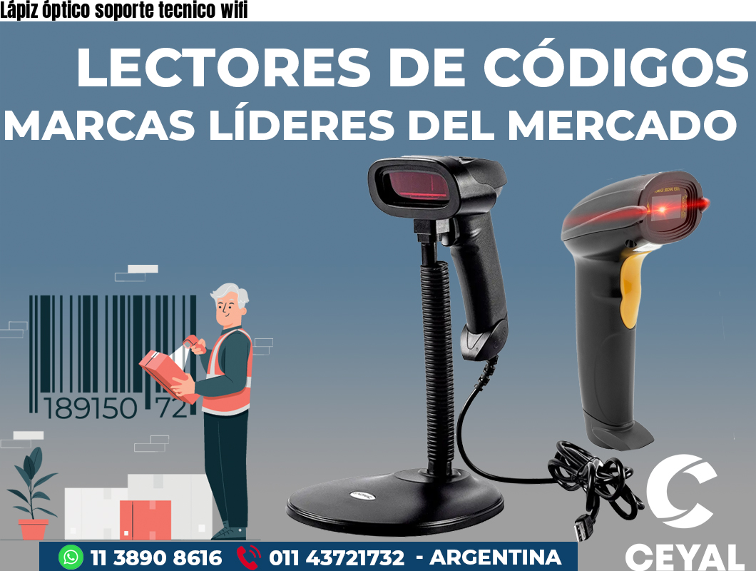 Lápiz óptico soporte tecnico wifi