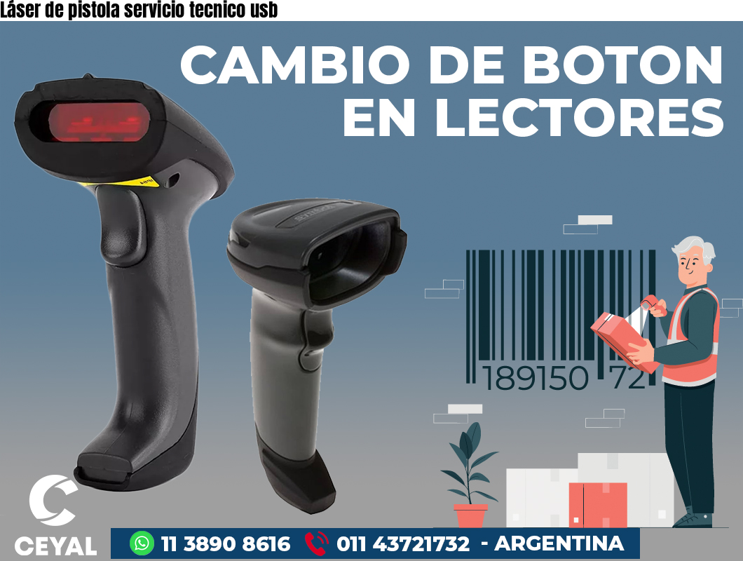 Láser de pistola servicio tecnico usb