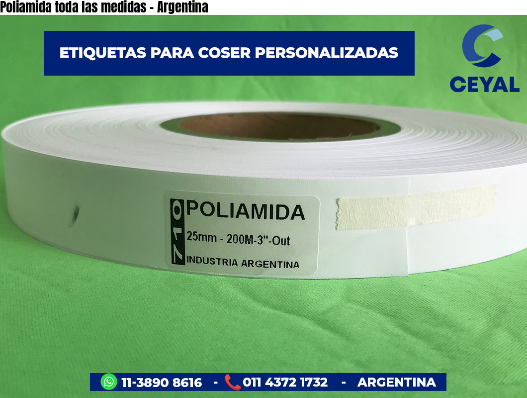 Poliamida toda las medidas - Argentina