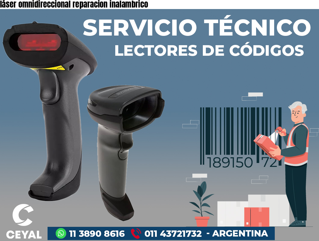 láser omnidireccional reparacion inalambrico