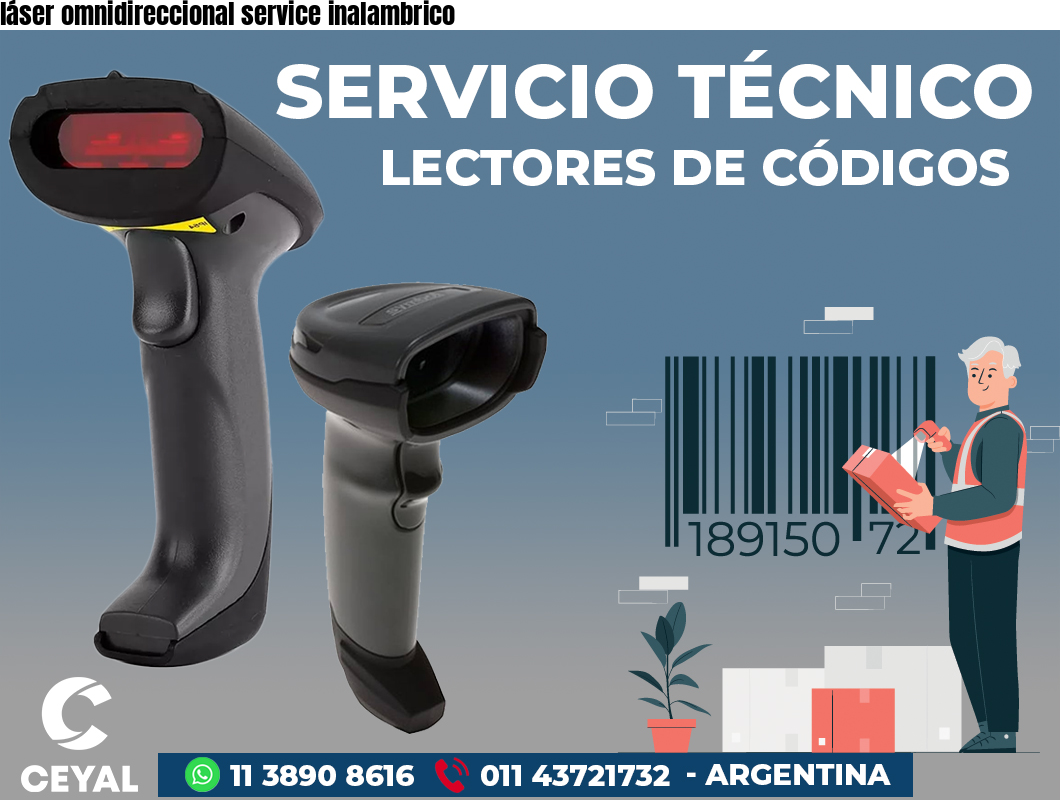 láser omnidireccional service inalambrico