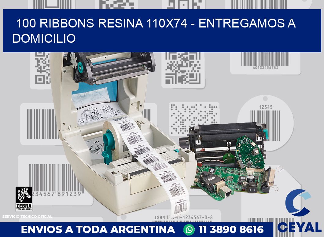 100 Ribbons resina 110x74 - entregamos a domicilio