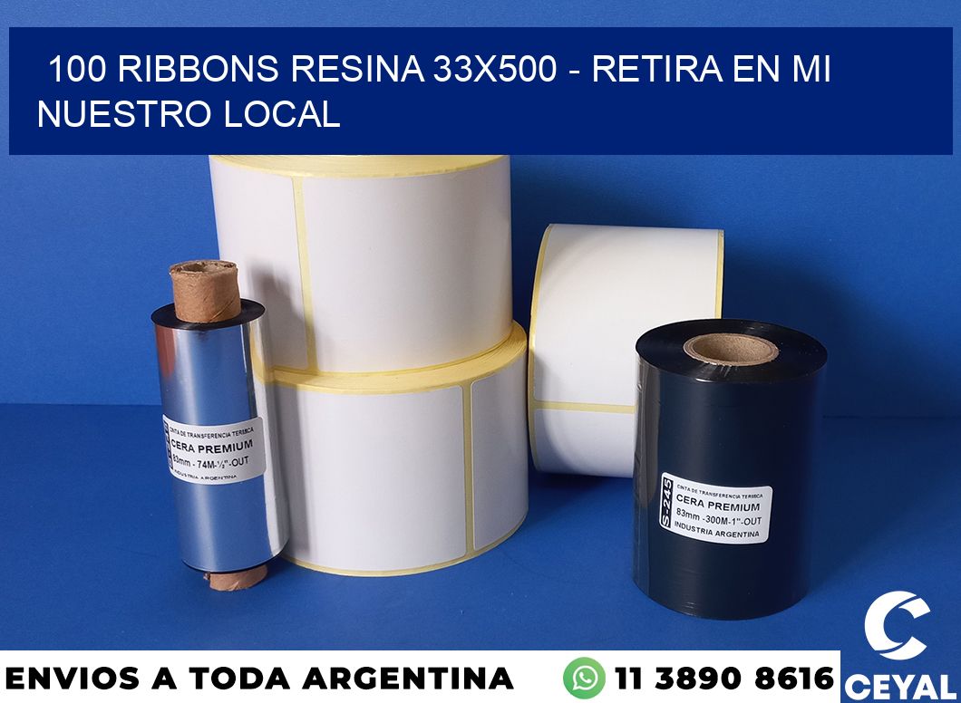 100 Ribbons resina 33×500 – retira en mi nuestro local