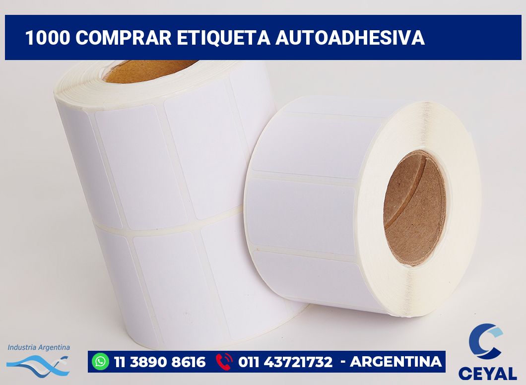 1000 Comprar etiqueta autoadhesiva