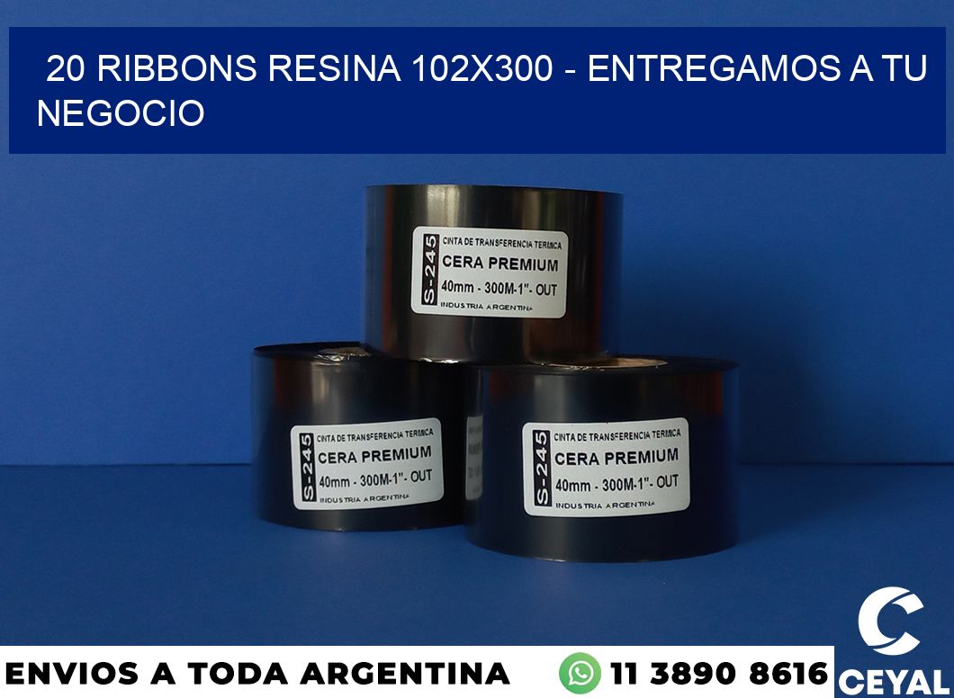 20 Ribbons resina 102×300 – entregamos a tu negocio