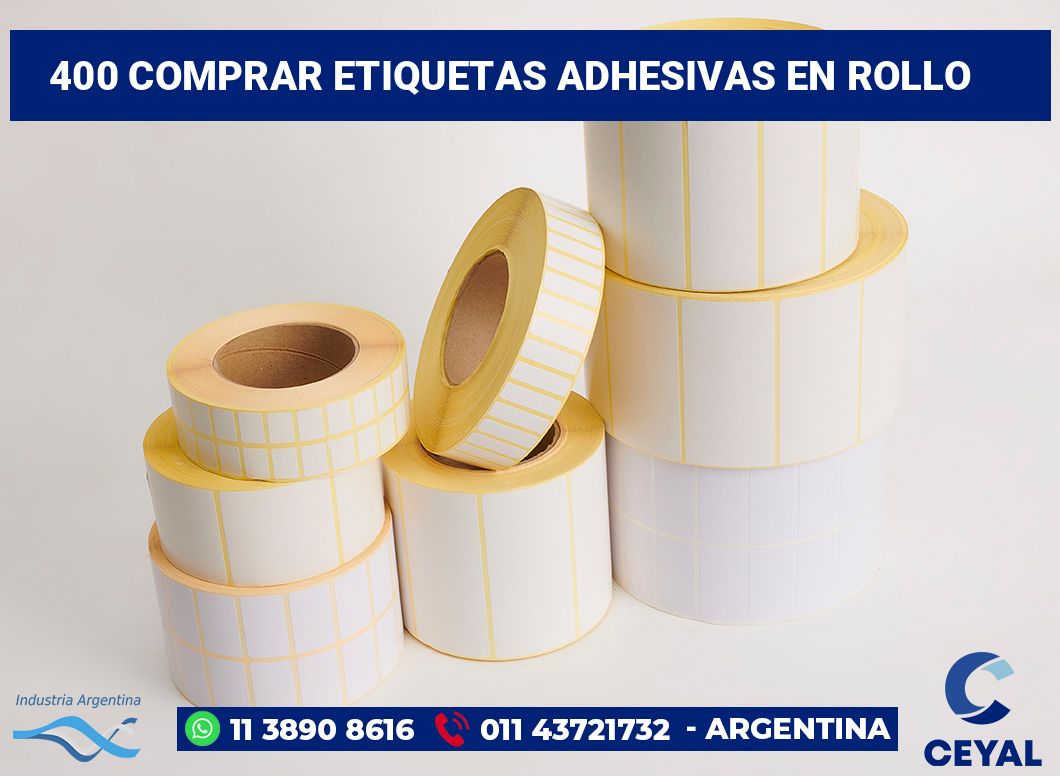 400 Comprar etiquetas adhesivas en rollo