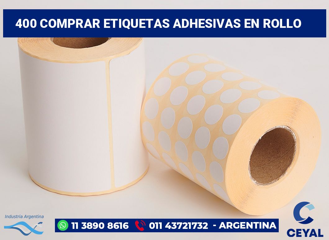 400 Comprar etiquetas adhesivas en rollo