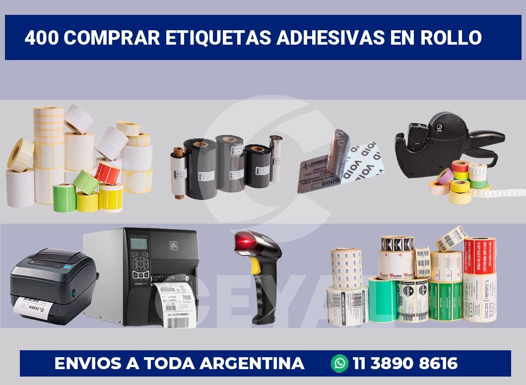 400 Comprar etiquetas adhesivas en rollo